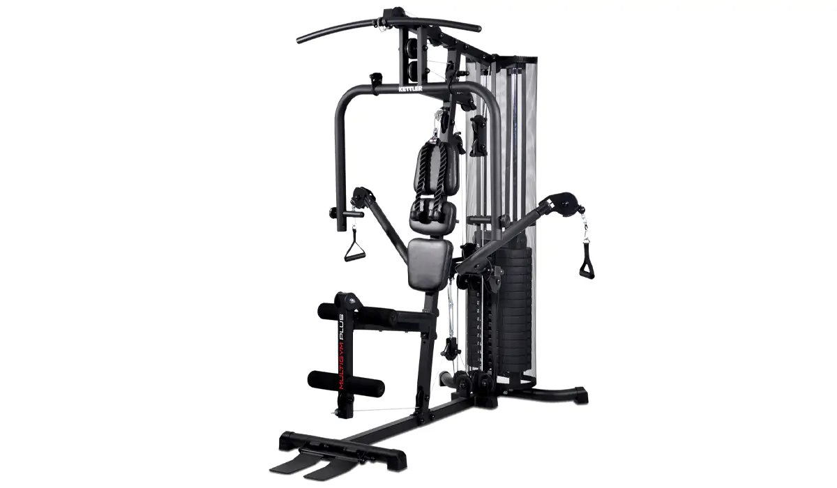 Zusätzliche Trainingsvielfalt und ein noch abwechslungsreicheres Krafttraining findest du darüber hinaus in der Kraftstation MULTIGYM PLUS[JB1] , die dir ein anspruchsvolles Krafttraining wie im Fitnessstudio ermöglicht. 